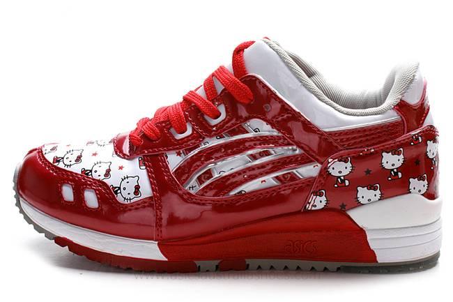 Asics Gel Lyte III Hello Kitty Shoes Red