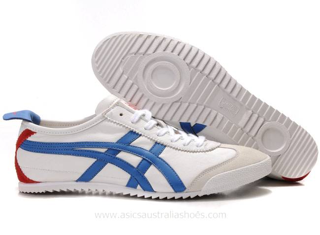 Onitsuka Tiger Mexico 66 Deluxe White Blue Shoes