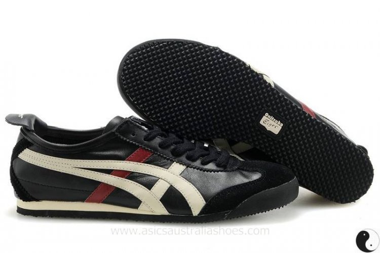 Onitsuka Tiger Mexico 66 Women's Shoes Black/Beige/Red