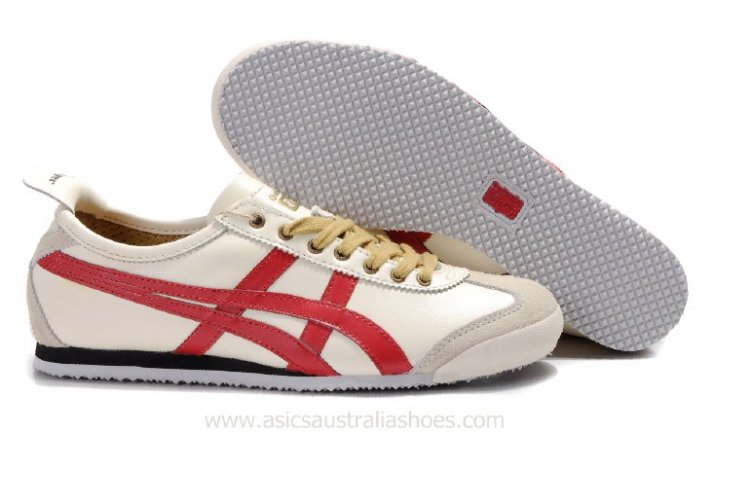 Onitsuka Tiger Lauta Beige Red Shoes