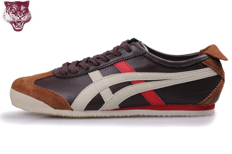 Onitsuka Tiger Mexico 66 Beige Brown Red