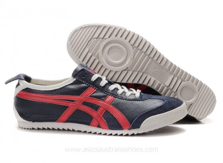 Onitsuka Tiger Mexico 66 Deluxe Navy Red Shoes