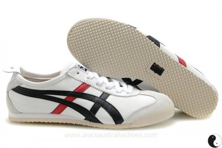 Onitsuka Tiger Mexico 66 Shoes White Black Red