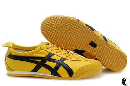 Asics Mexico 66 Shoes Yellow Black White for Mens