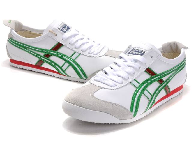 Asics Mexico 66 White Green Red Shoes