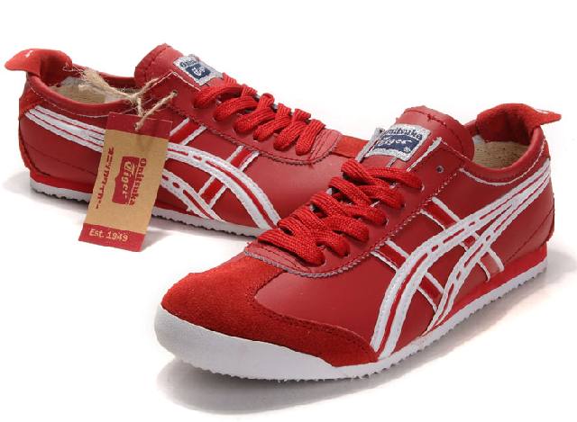 Asics Onitsuka Tiger Mexico 66 Red White Shoes