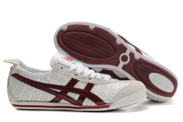 Asics Onitsuka Tiger Mini Cooper Shoes White Date Red