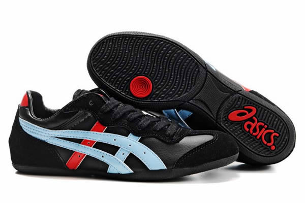 Asics Whizzer Lo Shoes Black Moonlight Red