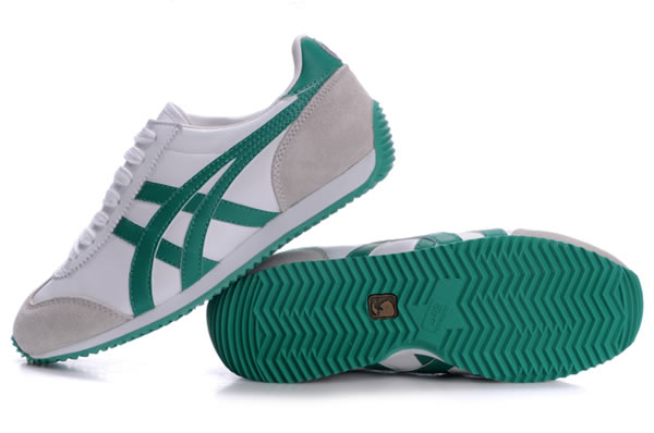 Onitsuka Tiger California Shoes White Beige Green