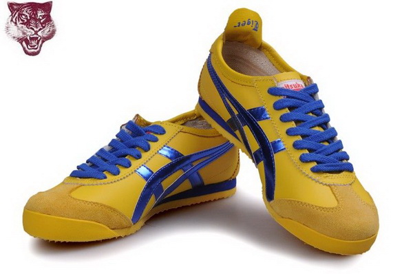 Onitsuka Tiger Kanuchi Shoes Yellow Royal Blue