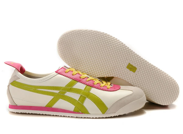 Onitsuka Tiger Mexico 66 Lauta Shoes Beige Pastel Green Rose