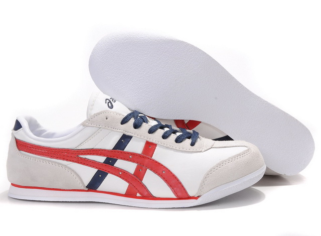 Onitsuka Tiger Revolve Le Shoes White Red Blue