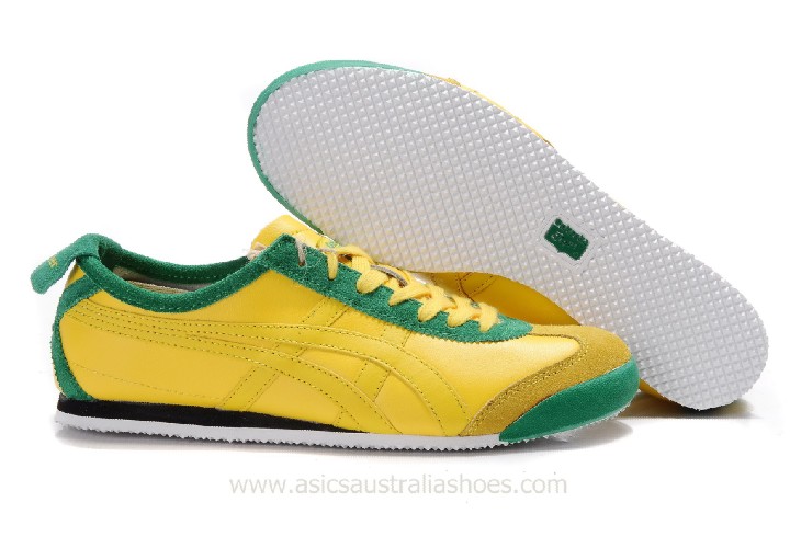 Onitsuka Tiger Mexico 66 Lauta Yellow Green Shoes