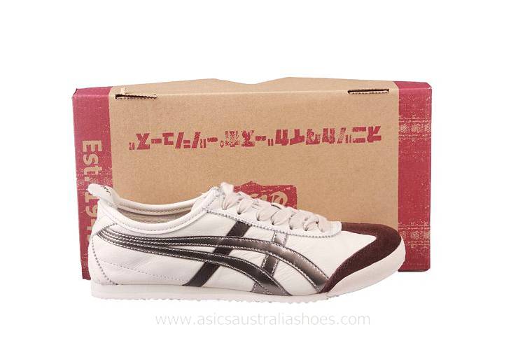 Onitsuka Tiger Mexico 66 Women's Shoes Beige Grey