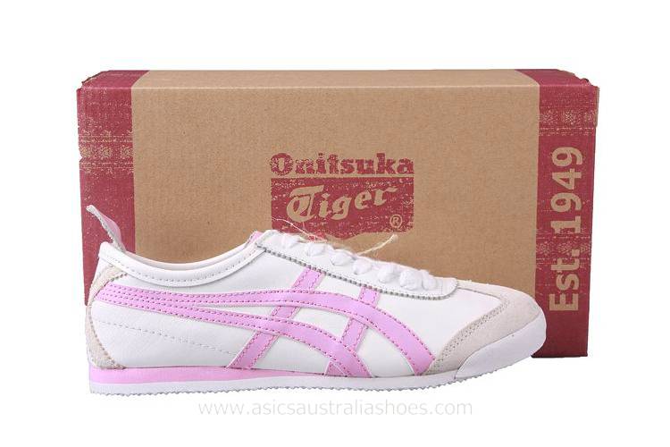 Onitsuka Tiger Mexico 66 Women's White Pink Shoes