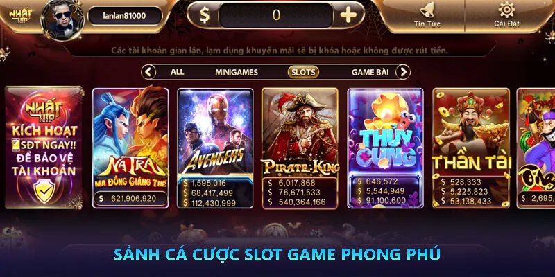 Slot Game Nhatvip - Trải nghiệm kho game thú vị 2 Đôi nét về sảnh cá cược Slot Game Nhatvip